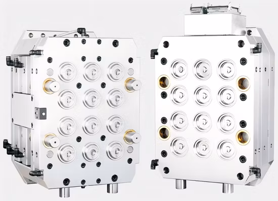 캡 폐쇄 시스템을 갖춘 핫 러너 플립 탑 캡 몰드